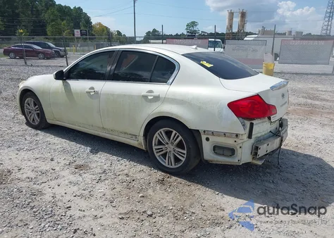 2011 Infiniti G25 from USA, damaged, VIN JN1DV6AP8BM602709